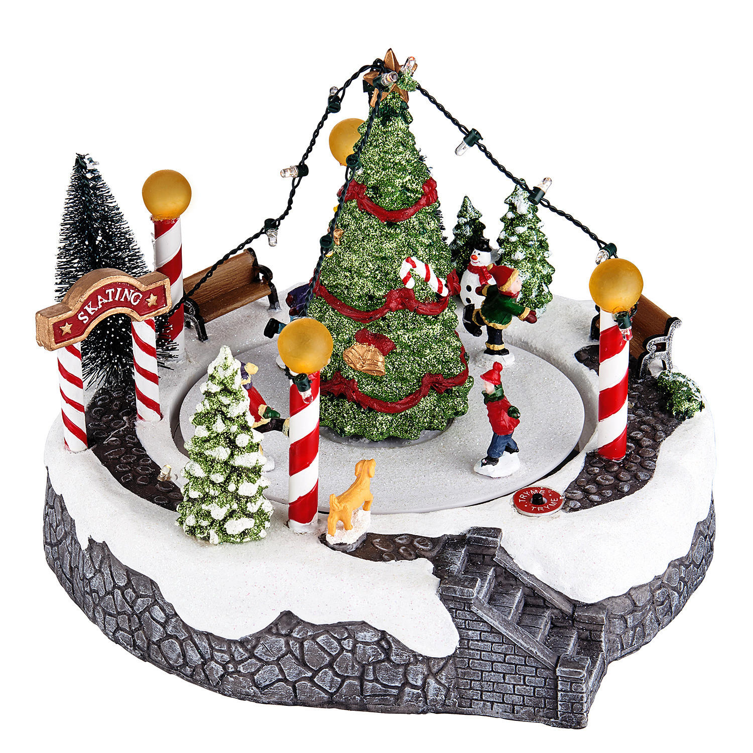SPIELUHR Winter Wonderland - Multicolor, Kunststoff (22/18/22cm) - Butlers