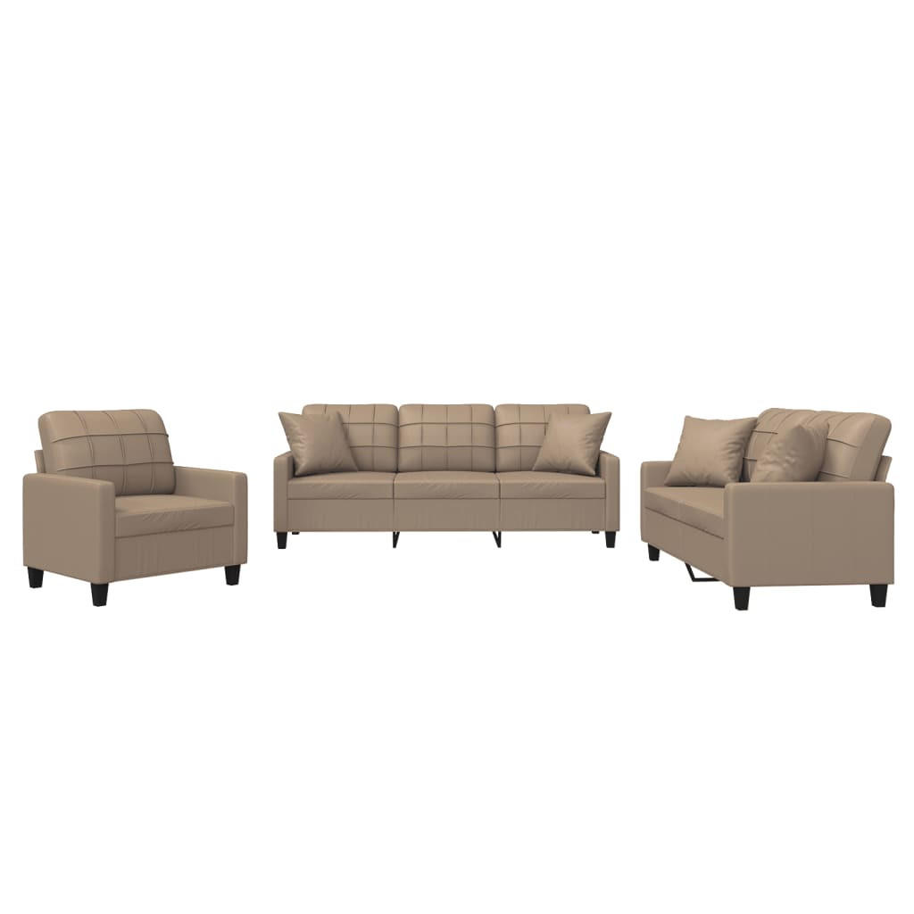 vidaXL Sofagarnitur Braun 77x80x78 cm