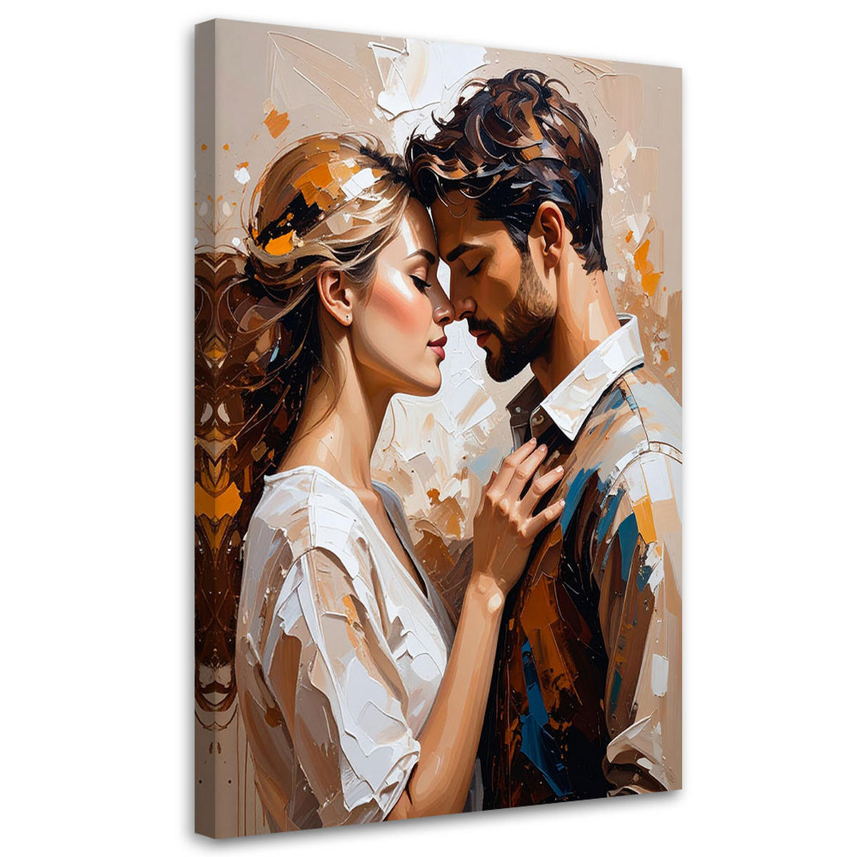 LEINWANDBILD Liebe 80x120cm - Beige, Textil (80/120cm) - Feeby