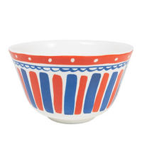 SCHALE Streifen Hollands Glorie in Bunt - 14cm - Multicolor, Keramik (14.3/9/14.3cm) - Blond Amsterdam