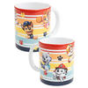 BECHER Paw Patrol Stripes Keramik Mehrfarbig 320 ml - Orange, Keramik (0.32L) - Paw Patrol