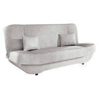 SCHLAFSOFA Pinto - Hellgrau/Schwarz, Holzwerkstoff/Kunststoff (190/94/90cm) - MIRJAN24