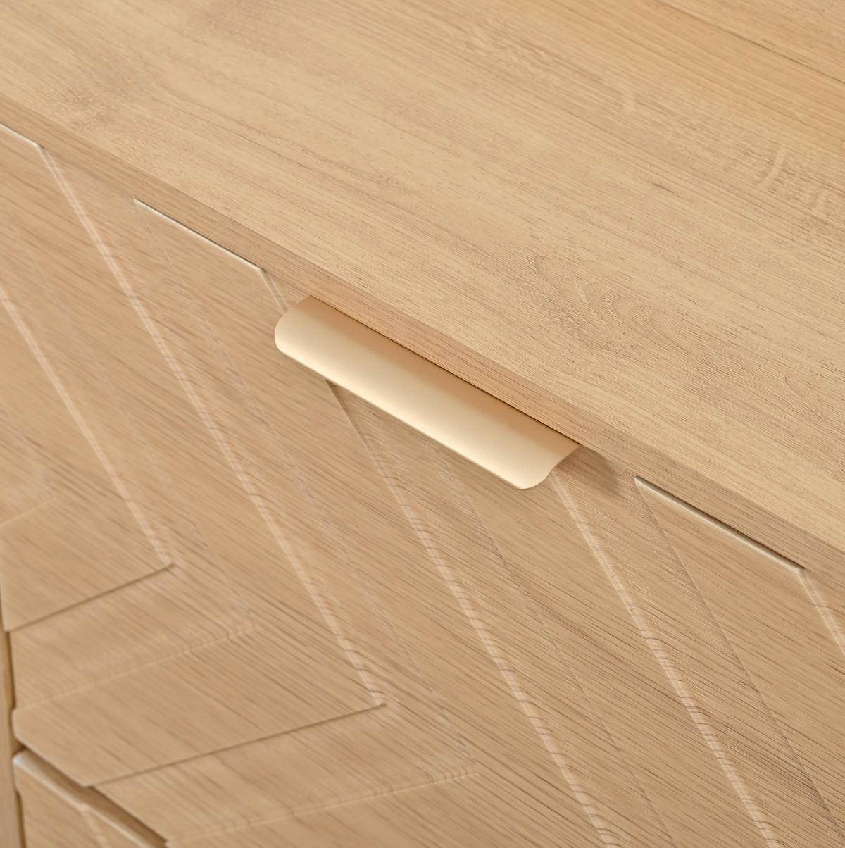 SCHUHSCHRANK aus MDF 105x24x90cm in Natur mit 4 Klappfächern - Naturfarben, Holzwerkstoff (105/90/24cm) - Modfu