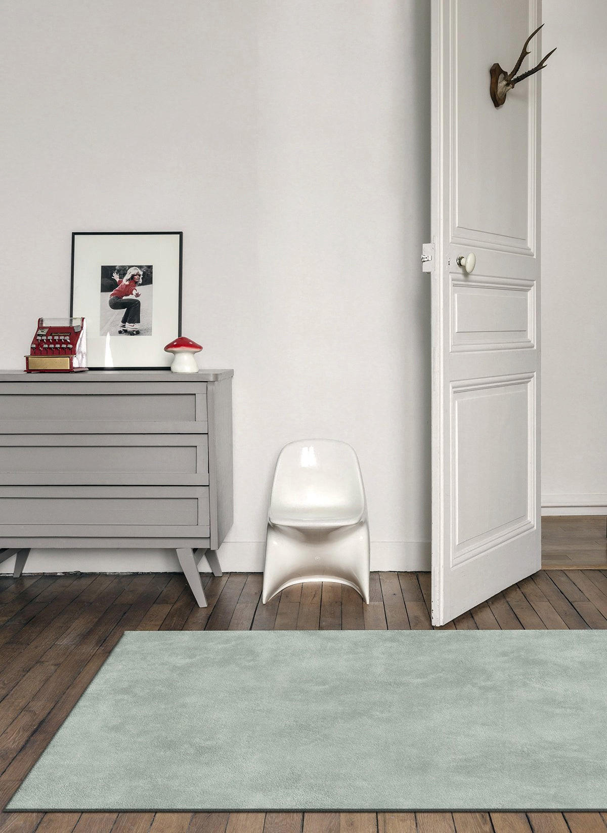 TEPPICH Design kurzer Flor blau - Blau, Textil (120/170cm) - AFK Living