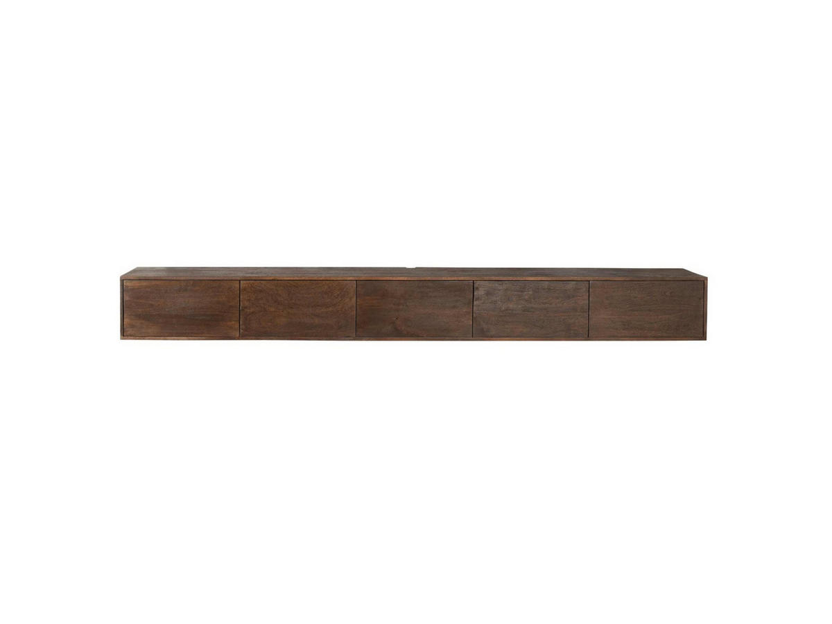 LOWBOARD Quantum Mangoholz 280 cm / 35 cm Braun - Braun, Holz (280/30/35cm) - Villa Möbel