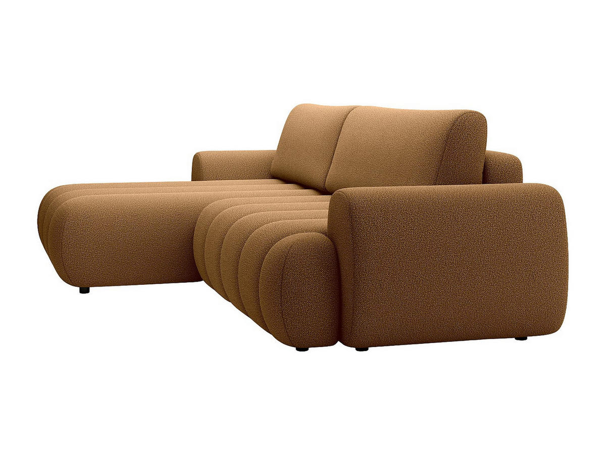 SCHLAFSOFA - 4 Personen - stoff - senffarben Fridora - Dunkelgelb, Textil (272/81/168cm) - Vente-Unique