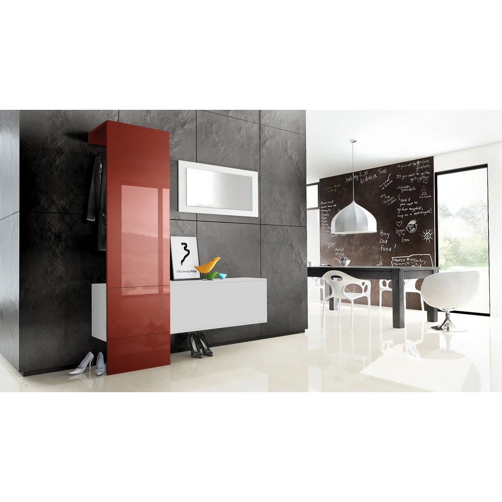 Thumbnail - Vladon Garderobe, Bordeaux, Holzwerkstoff, 156x193x35 cm, Garderobe, Garderoben-Sets & Serien, Garderoben-Sets