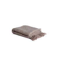 PLAID Arroba Grau 170/130/0,5 cm - Grau, Textil (130/170cm) - Light & Living
