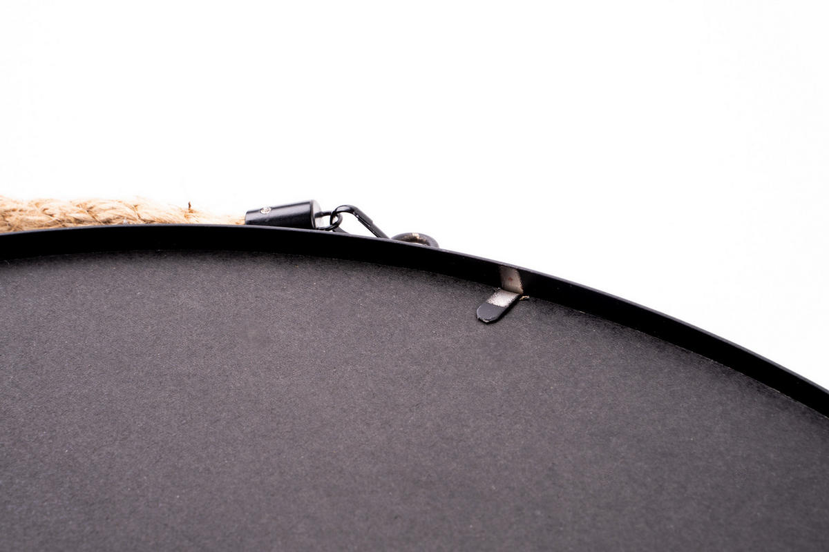 SPIEGEL 37/37/37 cm - Schwarz, Metall (37/37/37cm) - Atmosphera Createur d´interieur