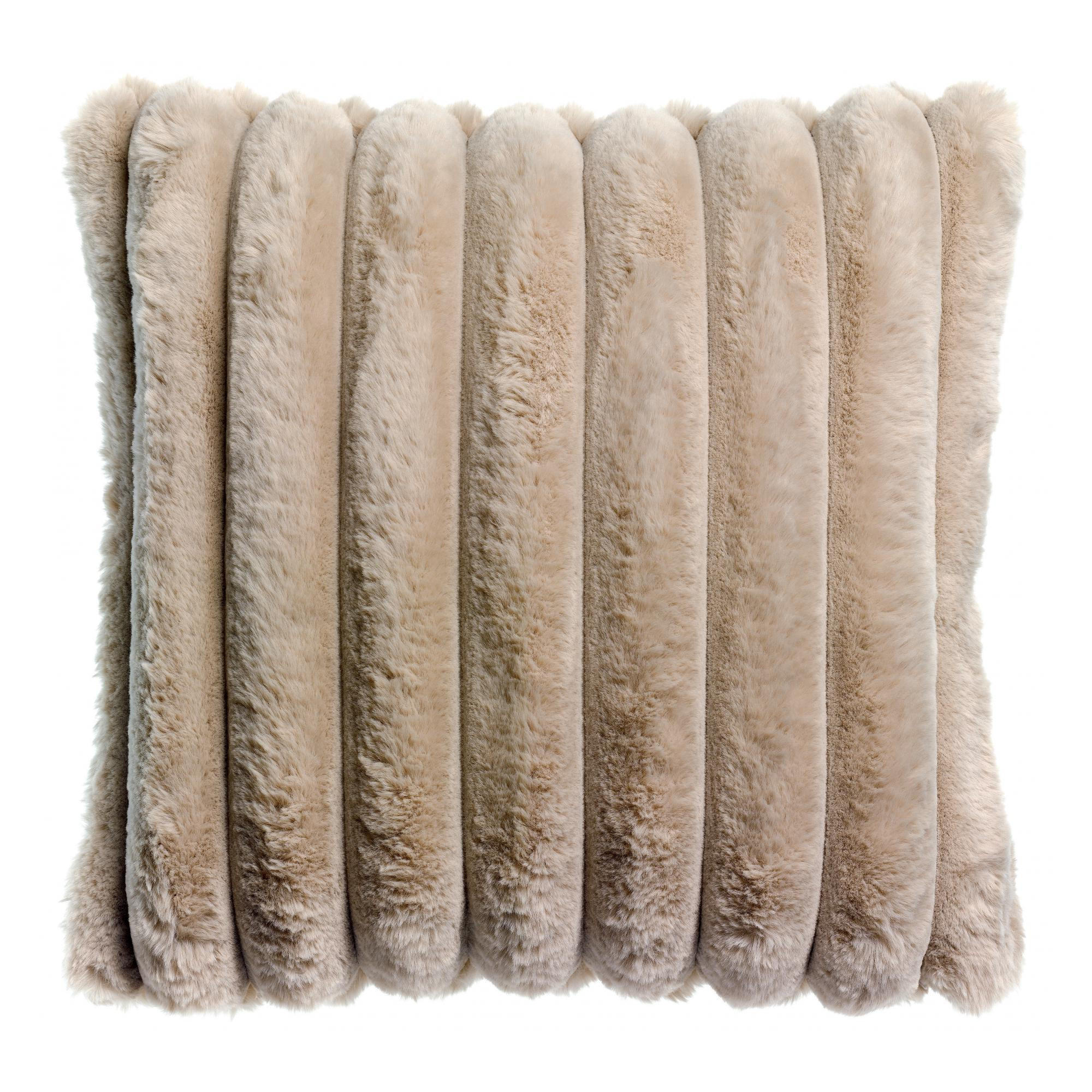 KISSEN Alice leinen 45 x 45 cm - Braun, Textil (45/45cm) - Vivaraise