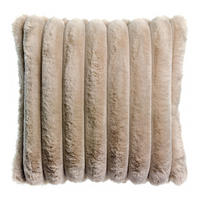 KISSEN Alice leinen 45 x 45 cm - Braun, Textil (45/45cm) - Vivaraise