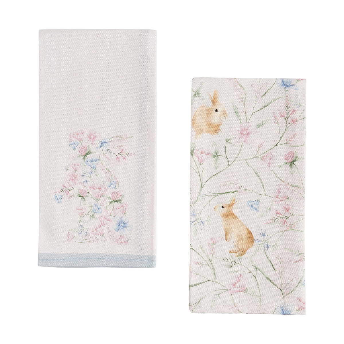 KÜCHENHANDTUCH 2er Set Kirosonni - Hellrosa, Textil (45/65cm) - home&you