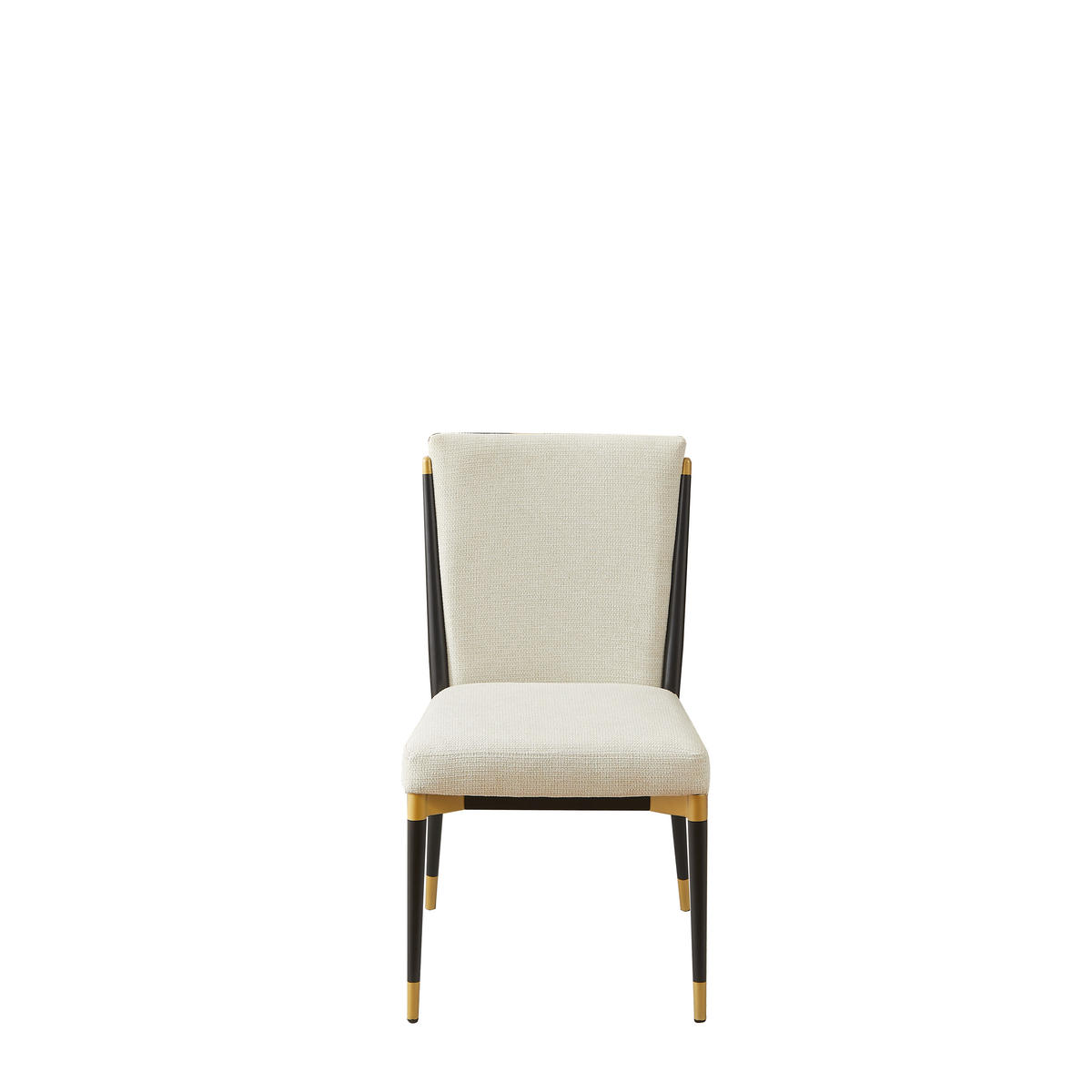 STUHL-SET DE-36393 2 Stück mit Stoffbezug Creme - Beige, Metall (59/85/49cm) - ComfortXL