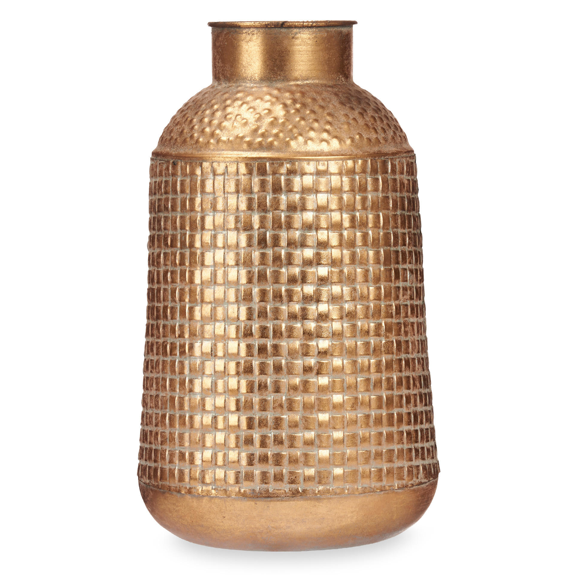 VASE Antikgold Ø 22,5 cm - Goldfarben, Metall (39.5cm) - Giftdecor