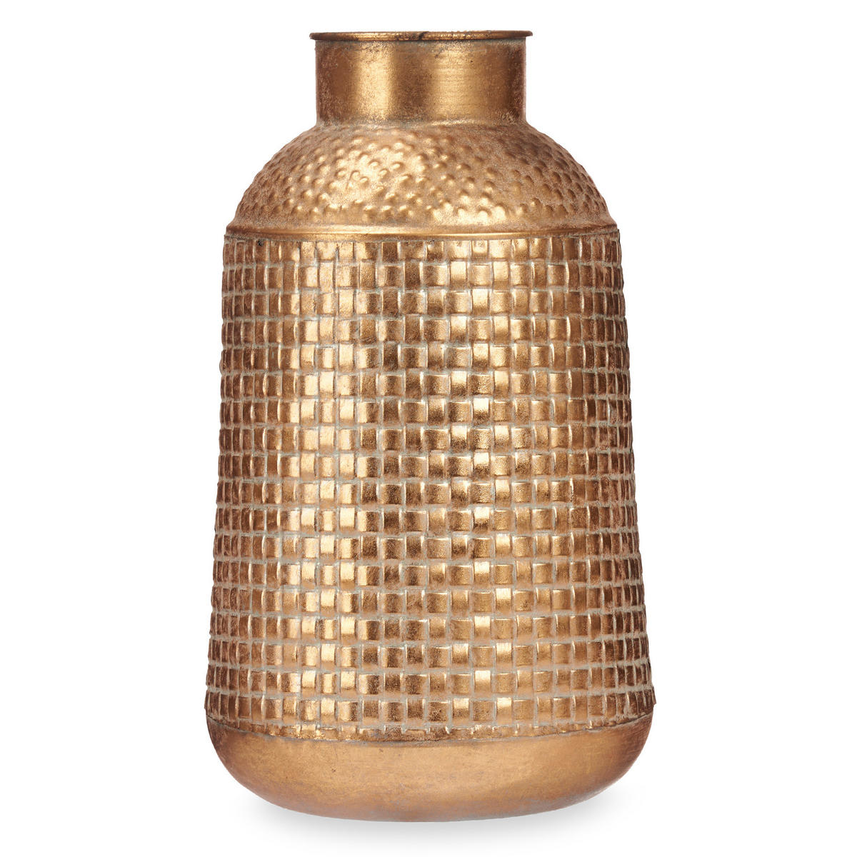 VASE Antikgold Ø 22,5 cm - Goldfarben, Metall (39.5cm) - Giftdecor