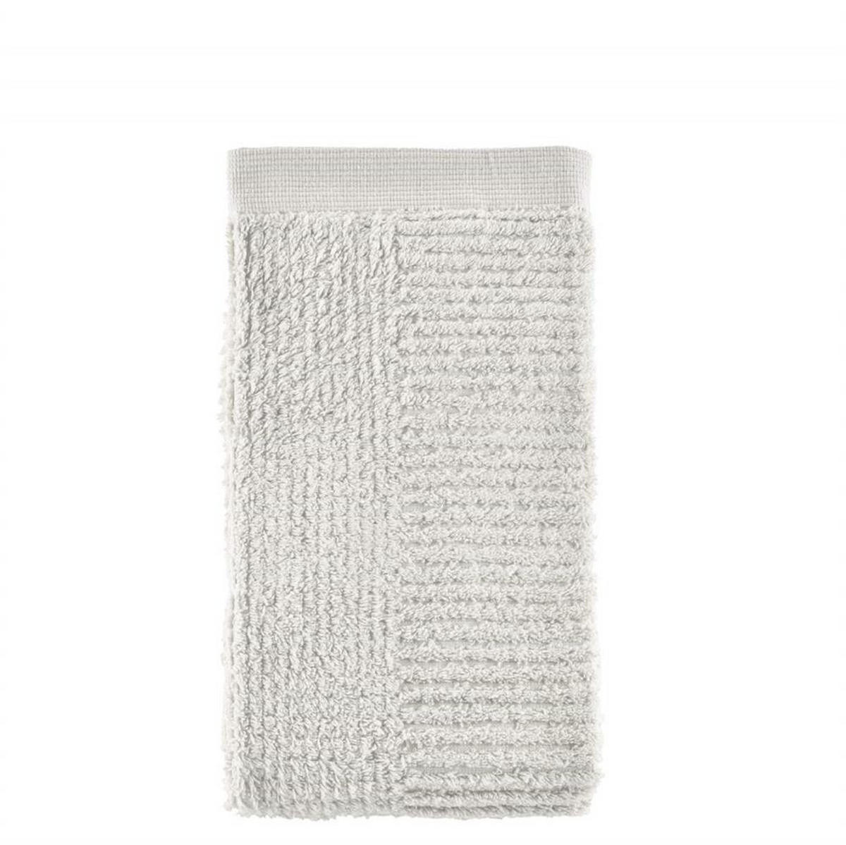 HANDTUCH Classic soft grey 50/100 cm - Hellgrau, Textil (50/100cm) - Zone Denmark