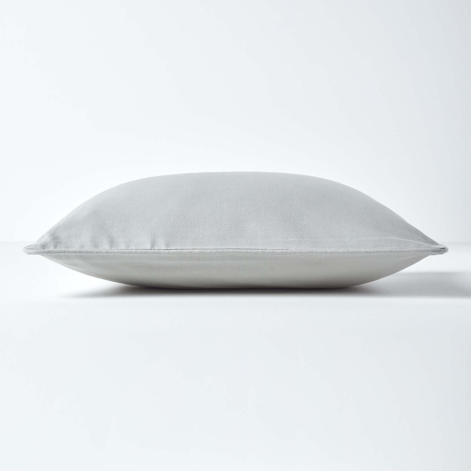 KISSENHÜLLE grau 45/45 cm, 100% Baumwolle - Grau, Textil (45/45cm) - Homescapes