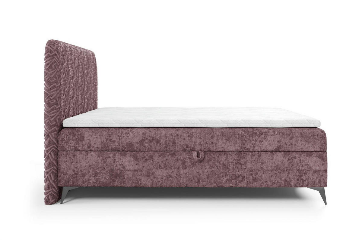 BOXBETT Triana Premium - Rosa, Holzwerkstoff/Textil (180/200cm) - Fun Möbel