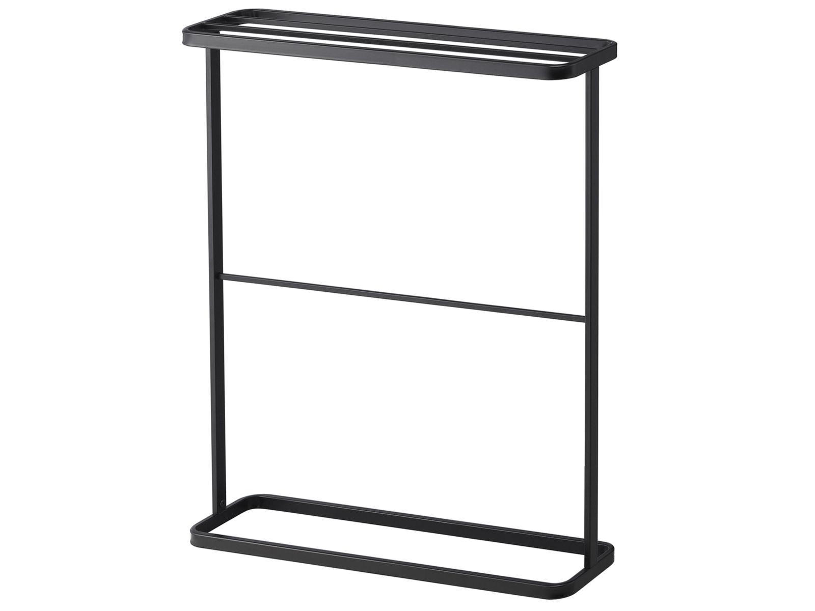 HANDTUCHSTÄNDER Tower schwarz 65/75/15 cm - Schwarz, Metall (15/75/65cm) - Yamazaki