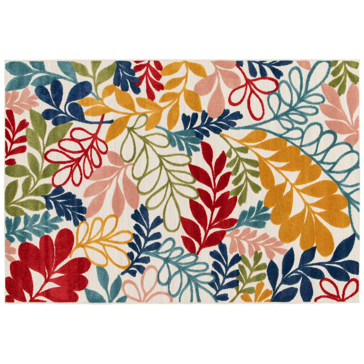 TEPPICH, Weiß - Weiß, Textil (200/290cm) - Oviala