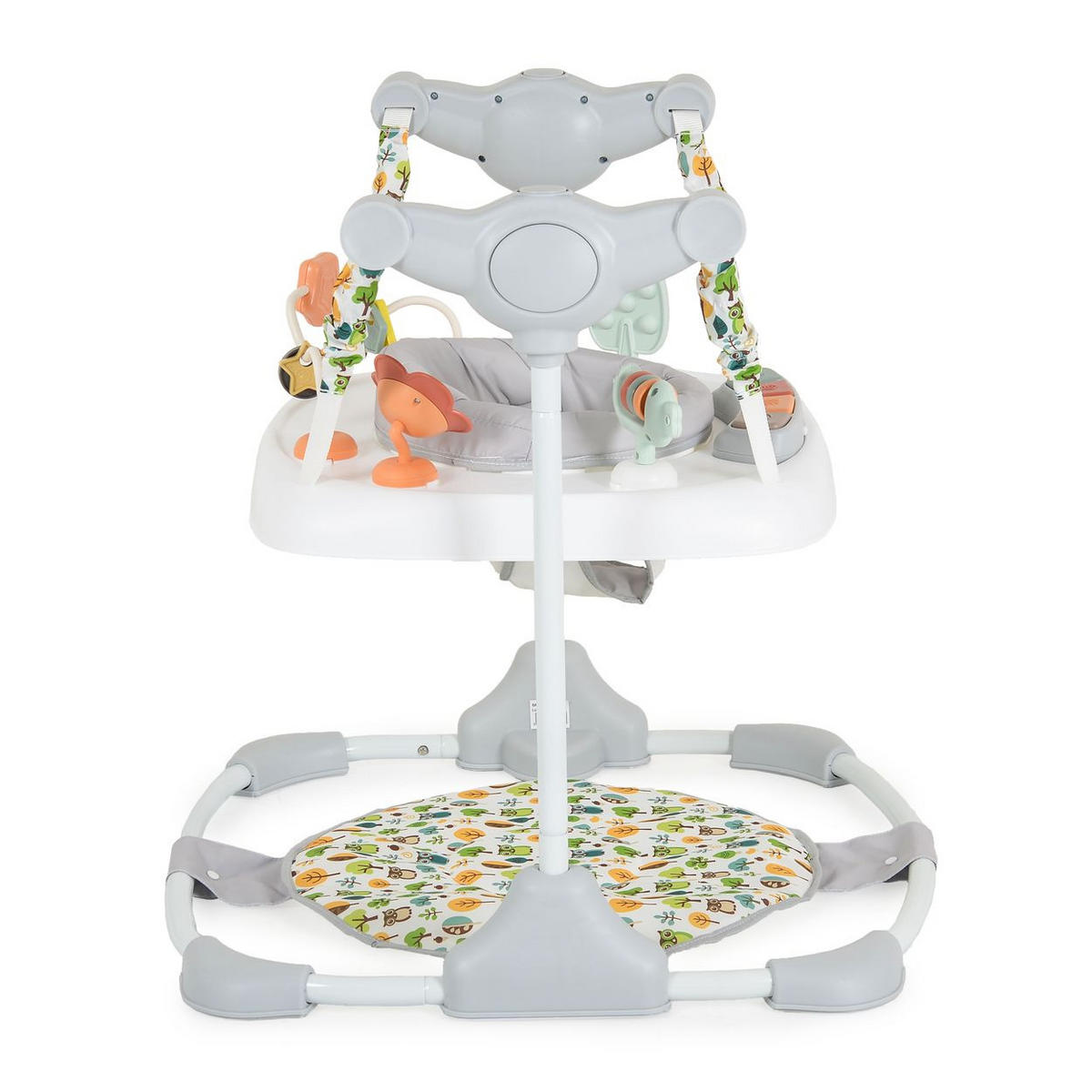 HOPSER Hop grau höhenverstellbar 360 drehbarer Sitz Spielcenter - Silberfarben, Kunststoff (72/73/72cm) - Moni