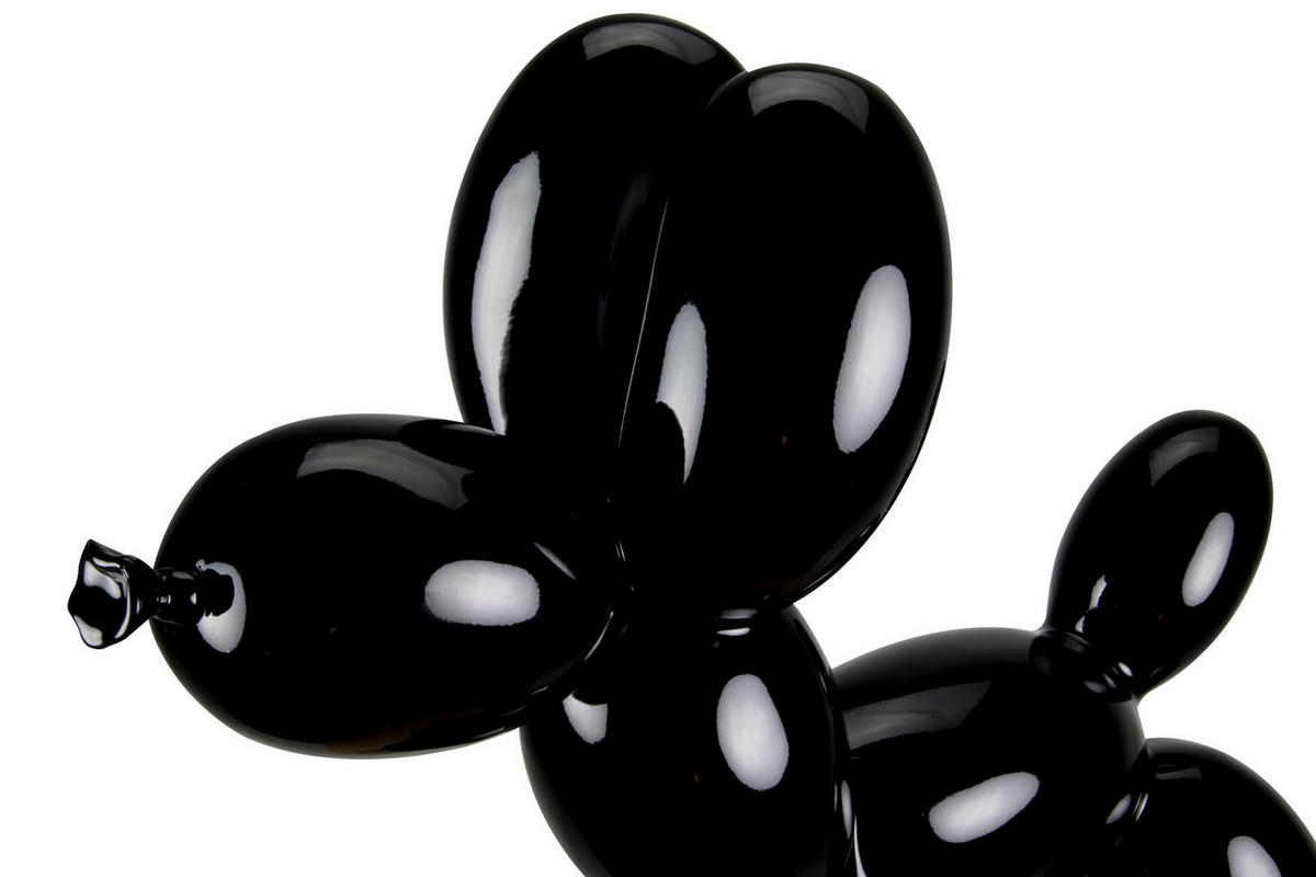 SKULPTUR Schwarz 50/46 cm - Schwarz, Stein (3.8/46/18cm) - KUNSTLOFT