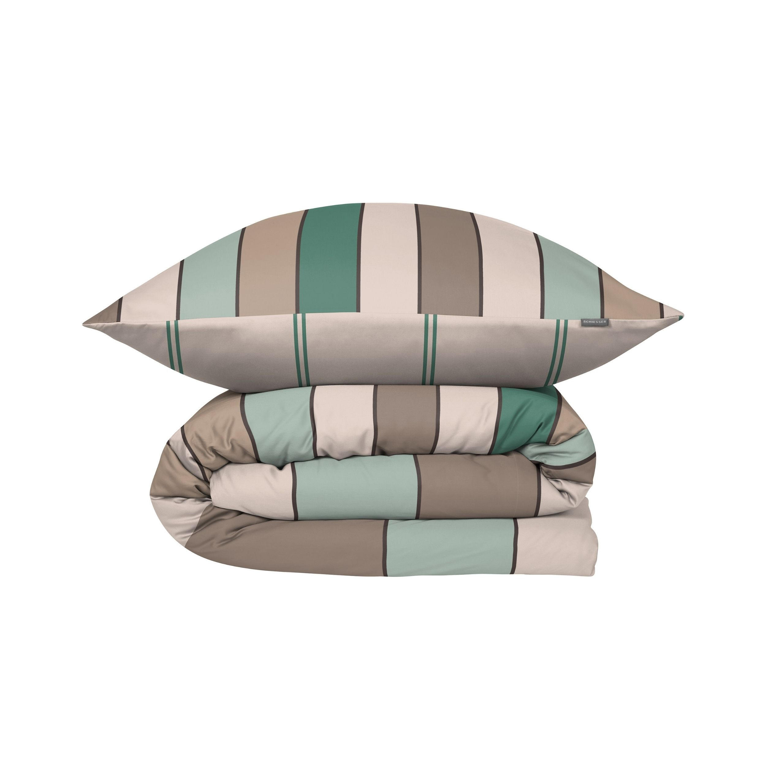 BETTWÄSCHESET Knut - Renforcé - 2-teilig - 135x200 cm - Mint - Mintgrün, Textil (135/200cm) - SCHIESSER