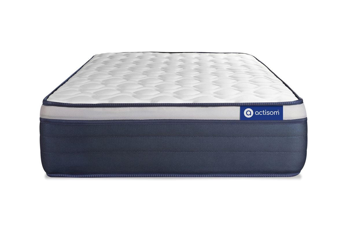 BETT Actimemo max Memory-Schaum 90 x 200 cm h3 - Kit Bettgestell Weiß - Beige/Weiß, Karton/Holz (90/200cm) - ACTISOM