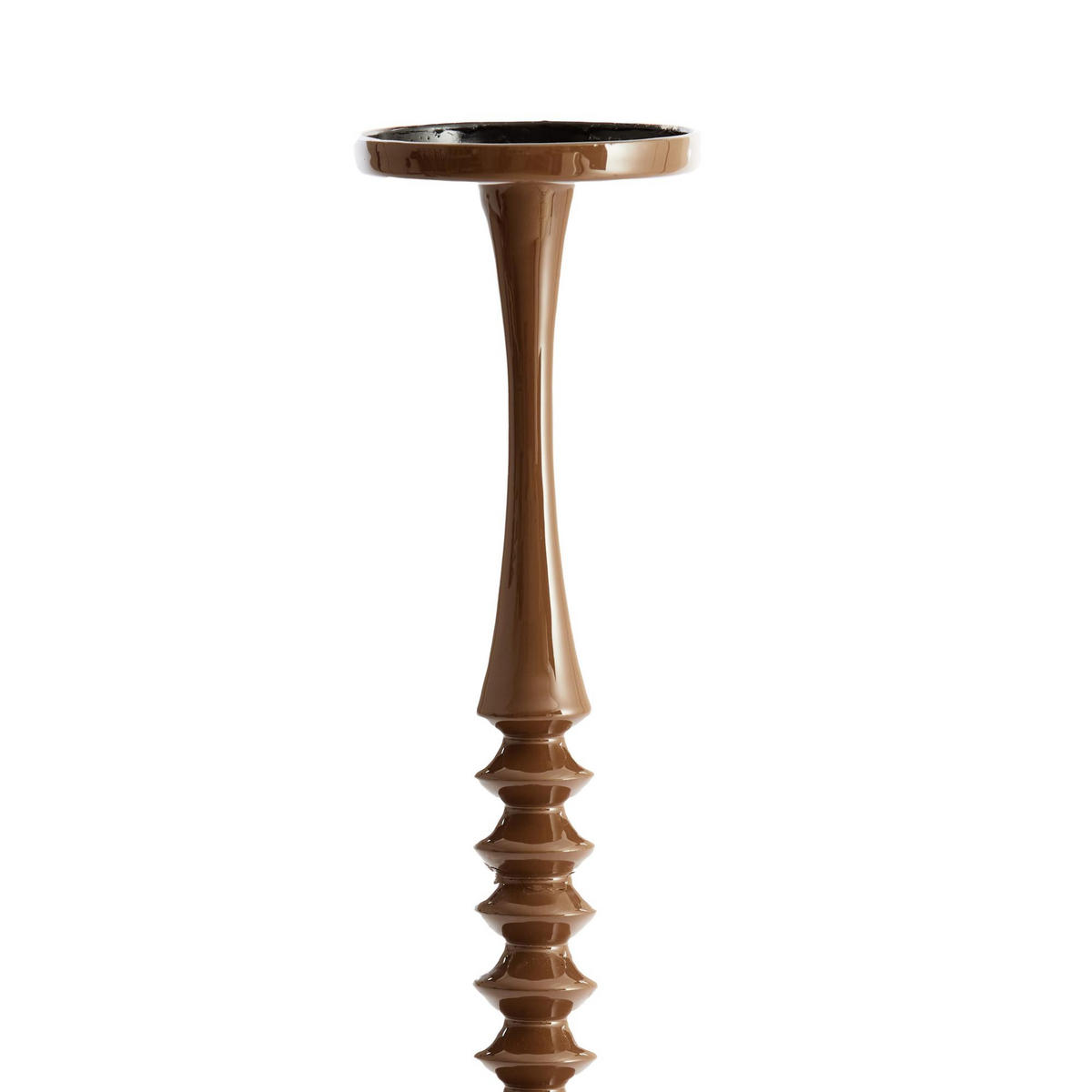 KERZENLEUCHTER Mistry Braun 11/11/51 cm - Braun, Metall (11/51/11cm) - Light & Living