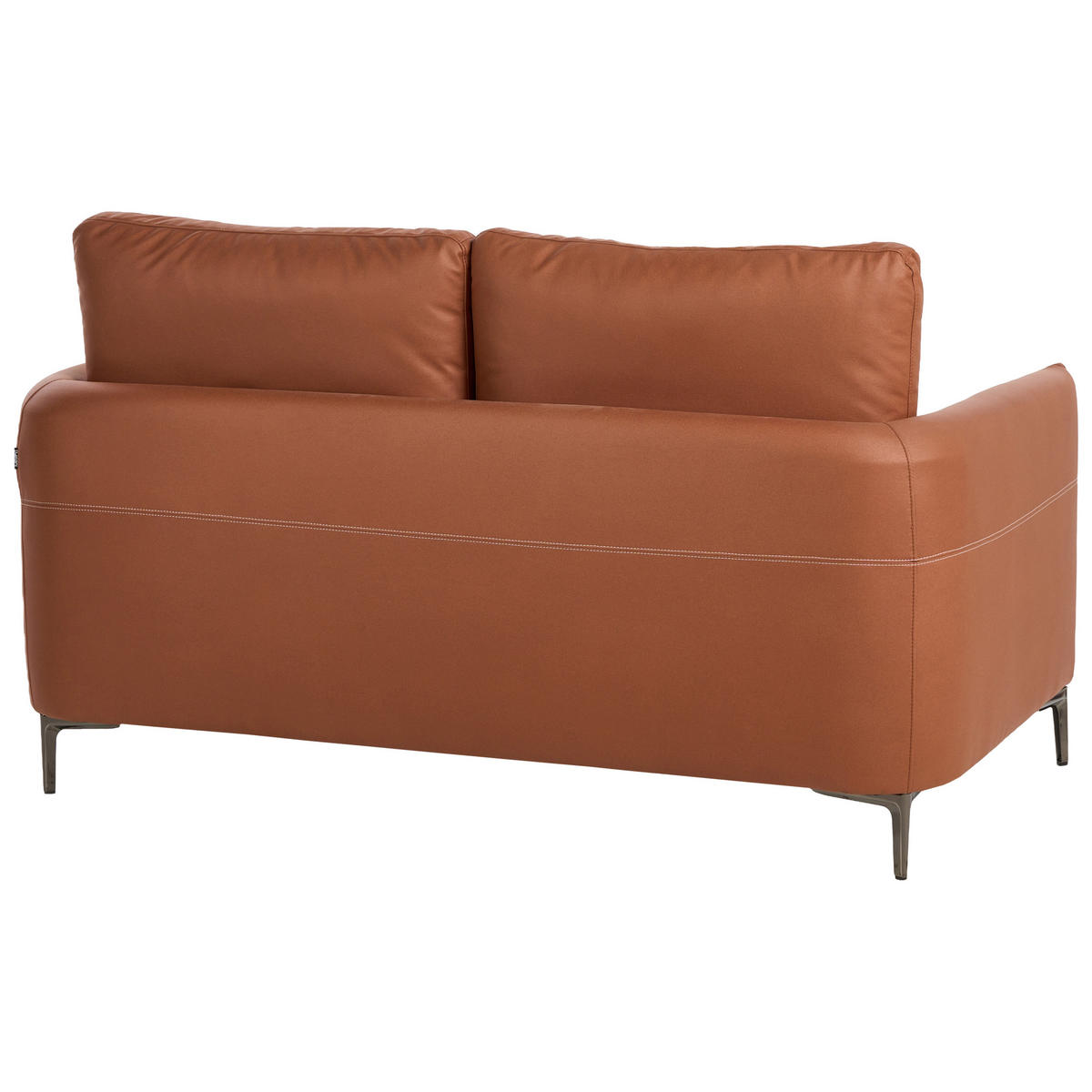 2-SITZER-SOFA Stoff Goldbraun Cilens - Goldfarben, Textil (152/93/83cm) - Beliani