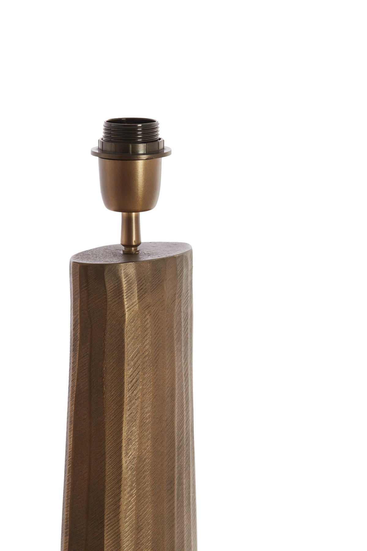 STEHLAMPE Mijas Braun 24/12/119 cm - Braun, Metall (24/12/119cm) - Light & Living