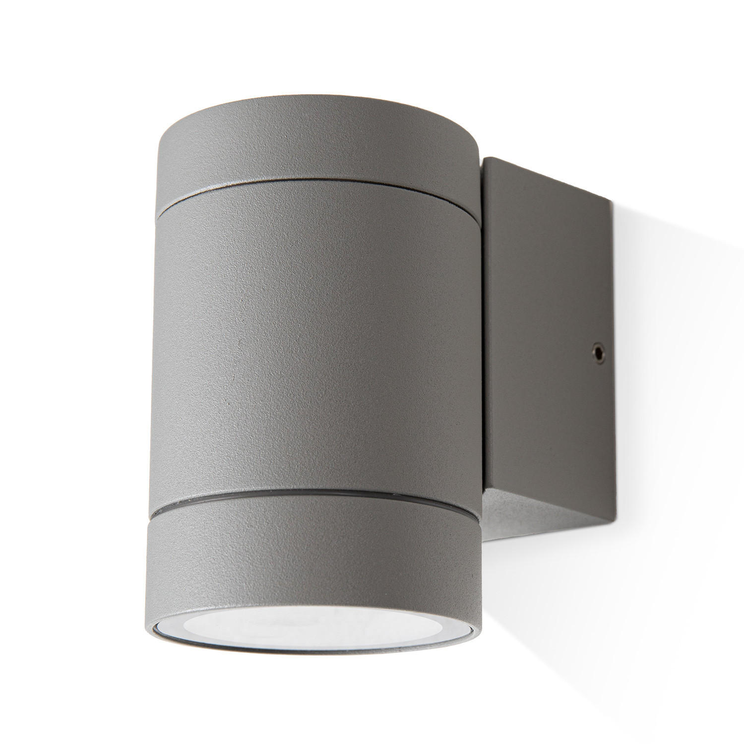 AUSSENLEUCHTE Lusiwa - Grau, Metall (9.6/9.6/6.5cm) - Paco Home