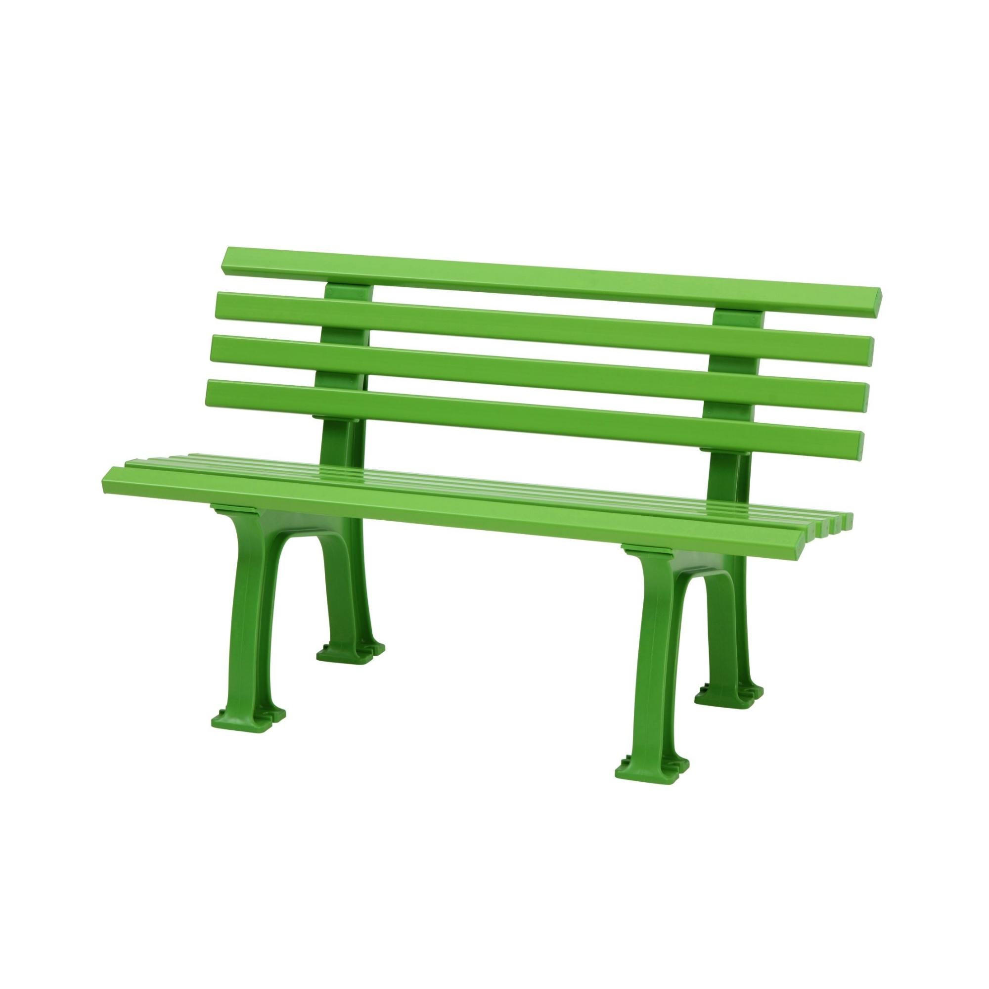 GARTENBANK Antigua 2 Sitzer Apfelgrün 74 x 120 x 54 cm Witterungskunststoff & UV Beständiger Kunststoff - Hellgrün, Kunststoff (120/74/54cm) - PROREGAL