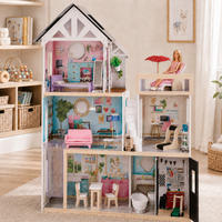 PUPPENHAUS, Mehrfarbig, 125cm - Multicolor, Holz (116/125/34cm) - Teamson Kids