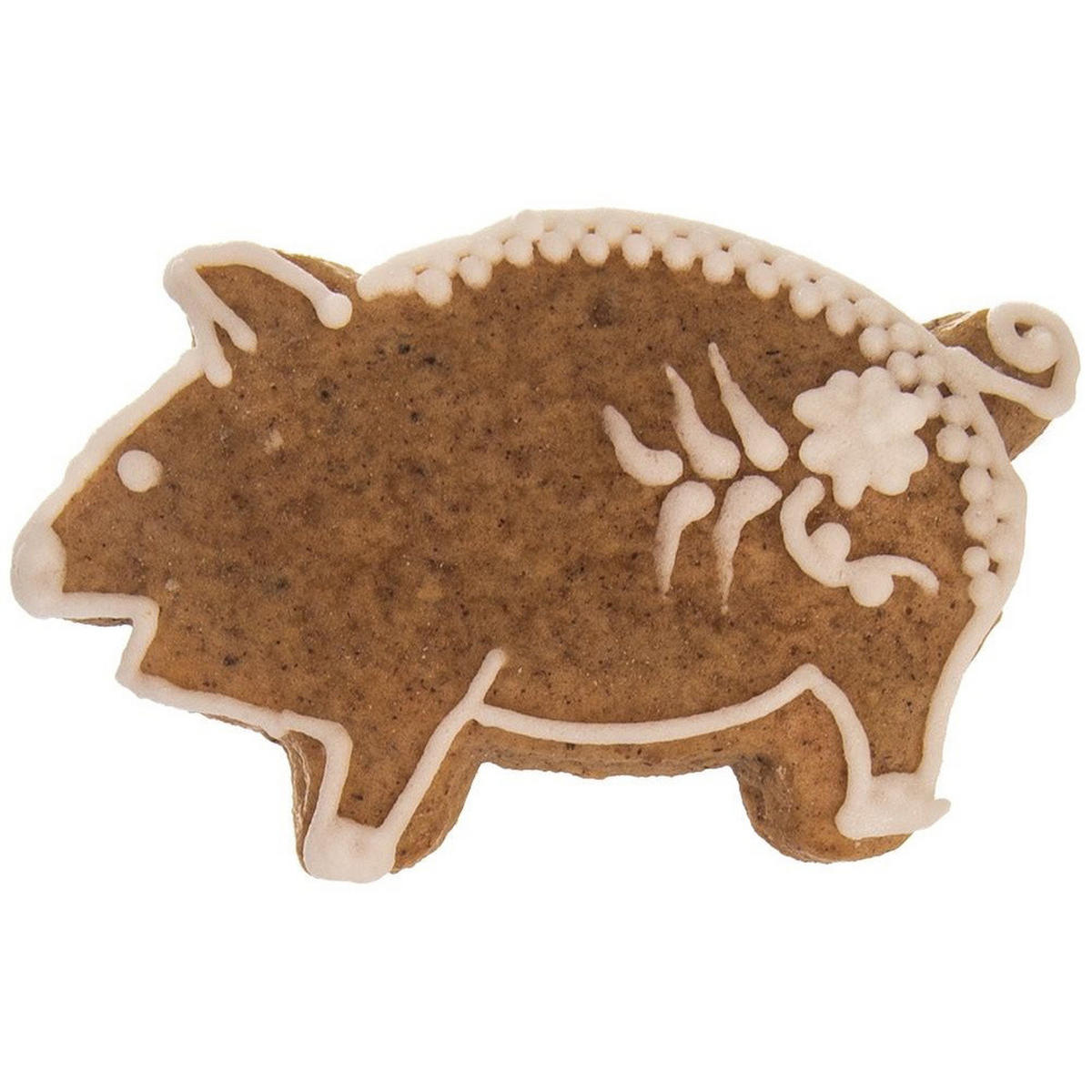 AUSSTECHFORM Schweinchen 7 cm Silber - Silberfarben, Metall (4.5/1.5/7cm) - Orion 