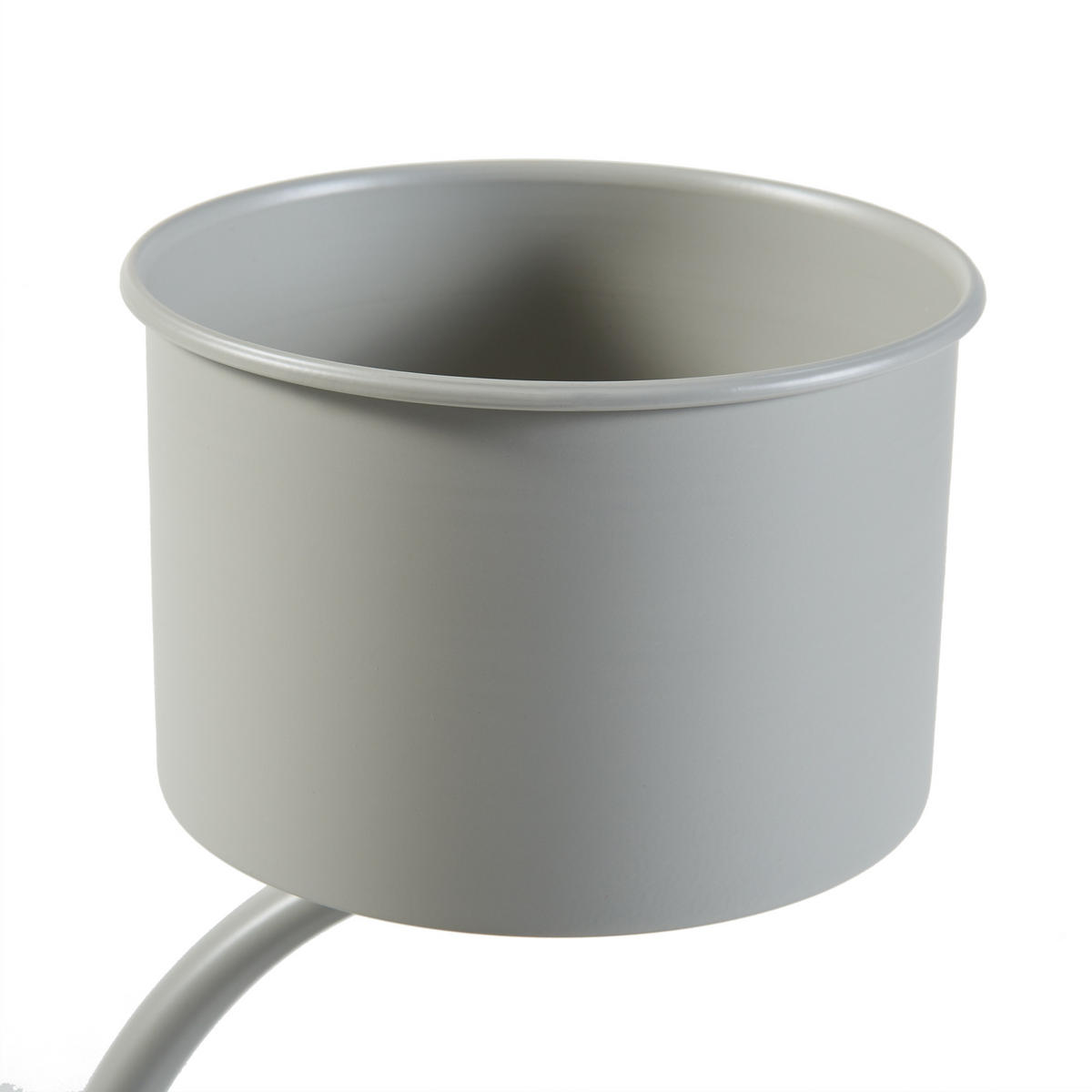 PFLANZENSTÄNDER Almelo - Hellgrau, Metall (18.5/63cm) - [en.casa]