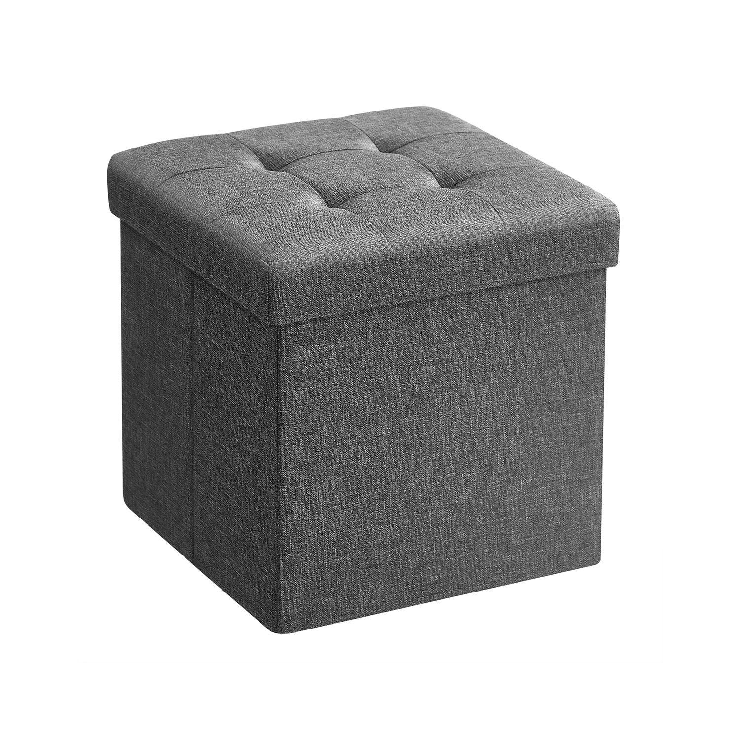 Hansiro Sitzbank Grau 30x30x30 cm