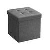 SITZBANK BANGUI - Grau, Textil (30/30/30cm) - Hansiro