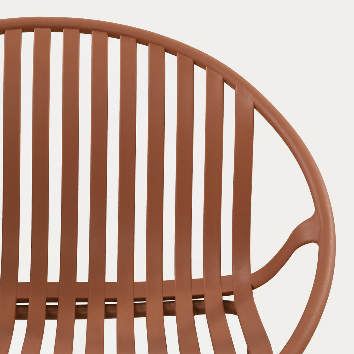 LOUNGESESSEL Barow Terrakotta 79.5 cm x 72.5 cm - Terracotta, Kunststoff (79/72/71cm) - Kenay Home