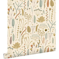 TAPETE Feldblumen 50 x 900 cm - Beige, Papier (50/0.1cm) - ESTAhome