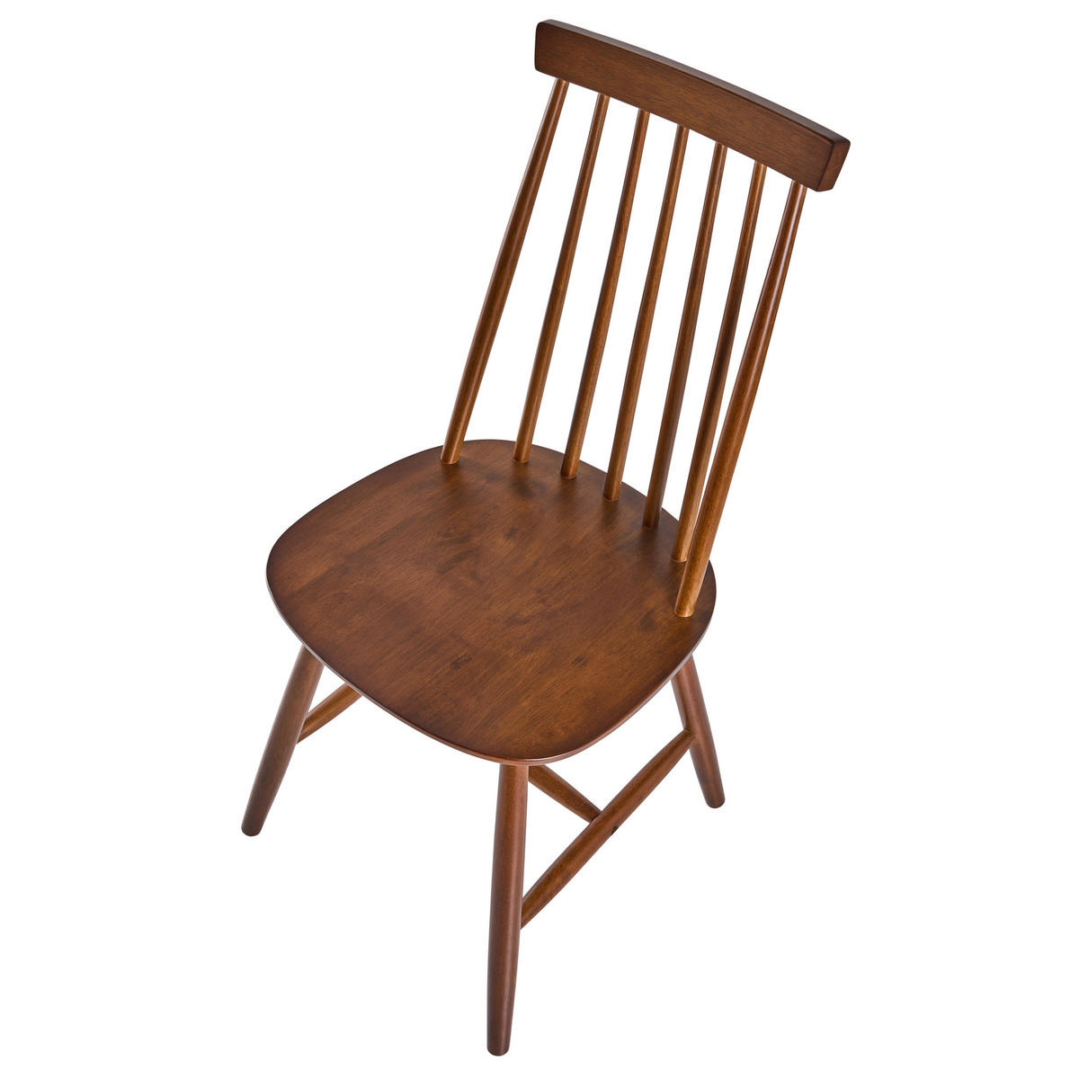 ESSZIMMERSTUHL 2er-Set Holz Braun Burbank - Braun, Holz (45/92/55cm) - Beliani