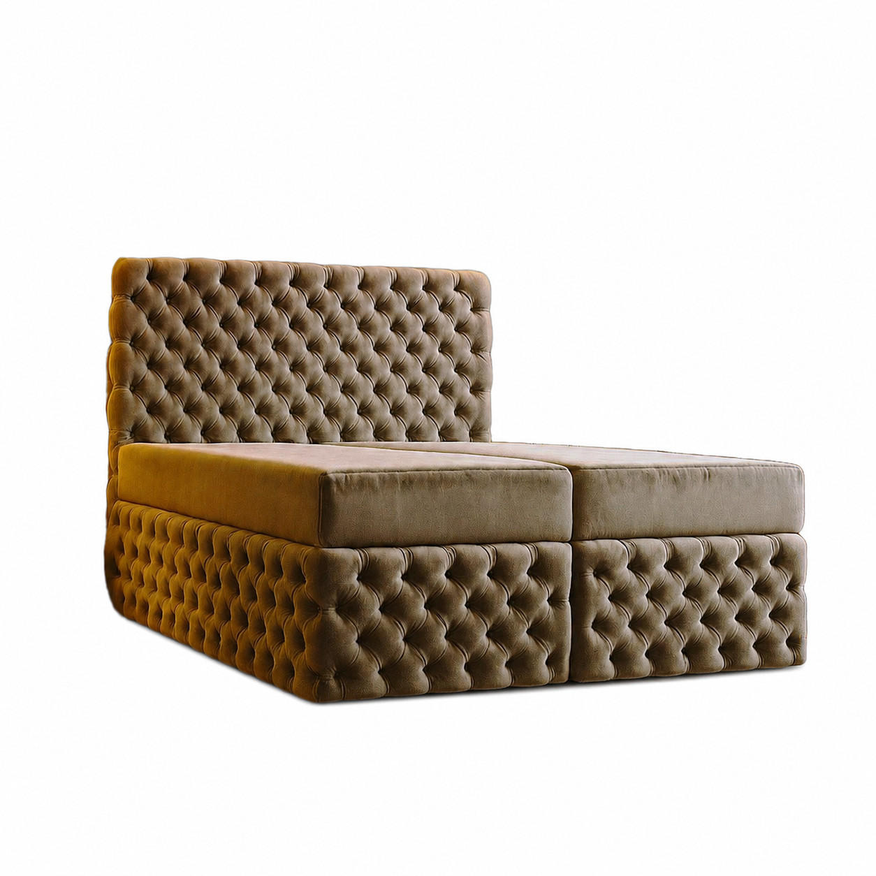 B&B Home Boxbett Beige 200x200 cm