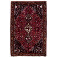 TEPPICH Gashgai Rot 300/198 cm Schurwolle - Rot, Textil (198/300cm) - Looma