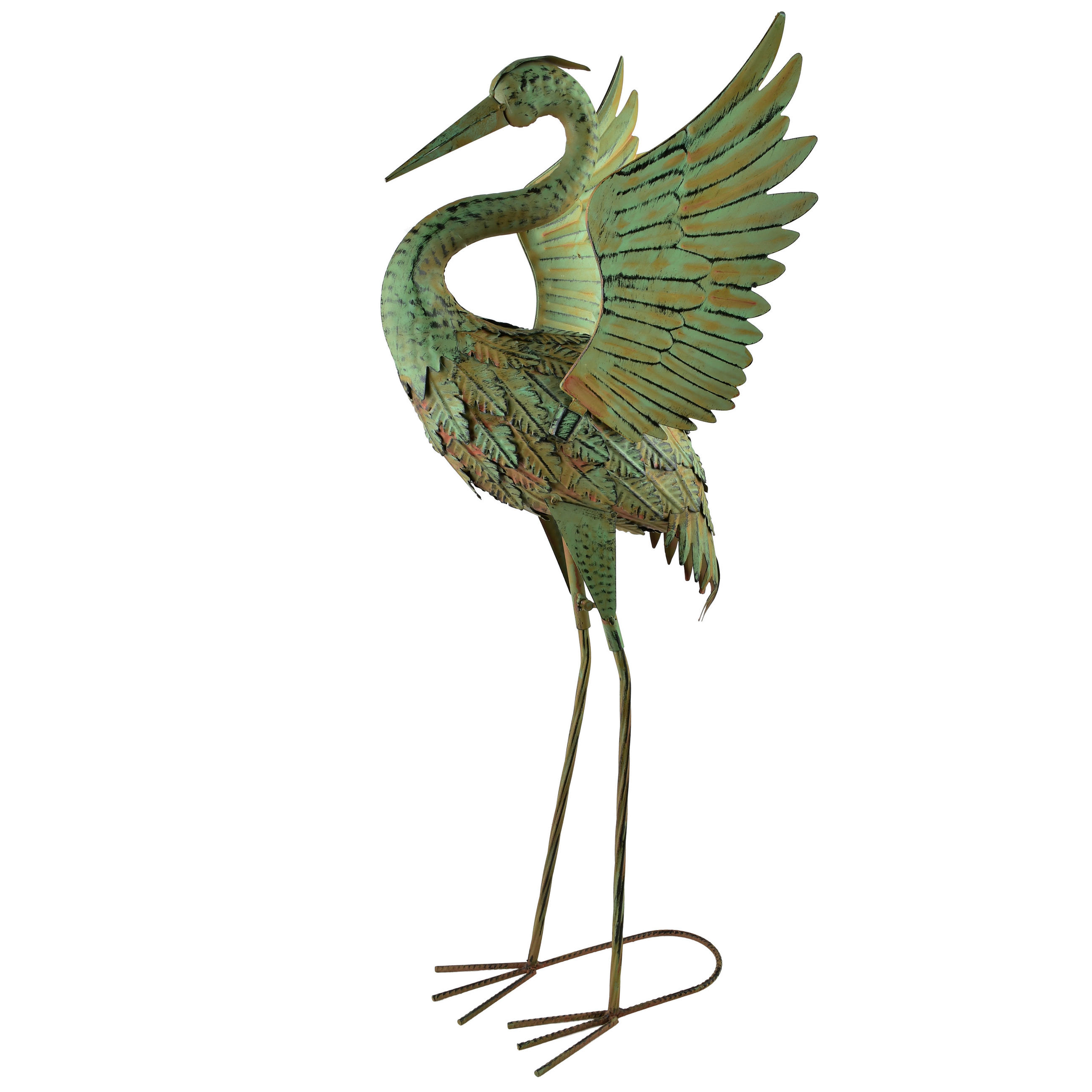 FIGÚRA Cedric 30/18/84cm kov zelená - zelená, kov (20/50/55cm) - Mondex