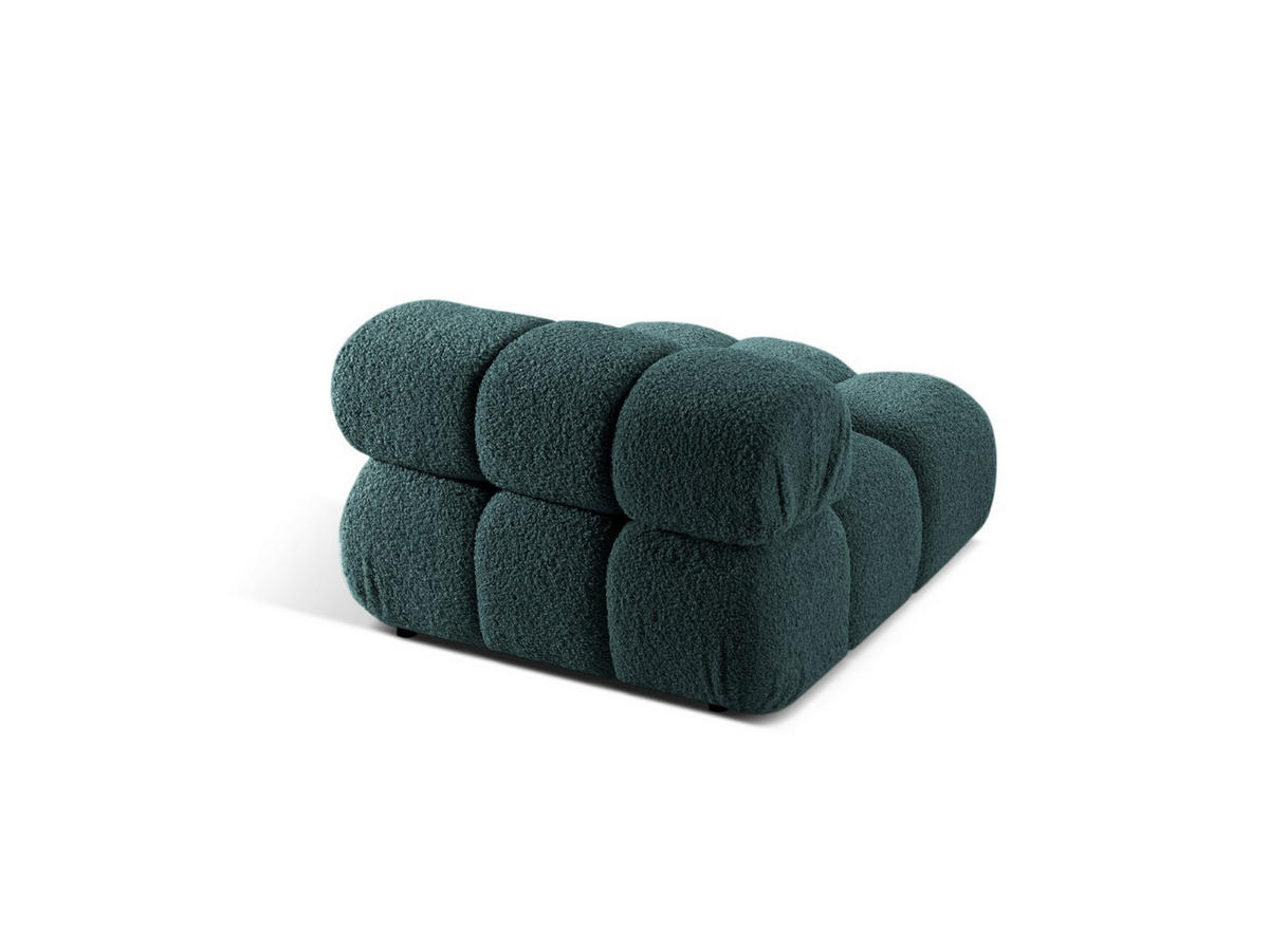 MODUL Bellis aus Boucle petrol - Petrol, Textil (94/70/94cm) - Micadoni