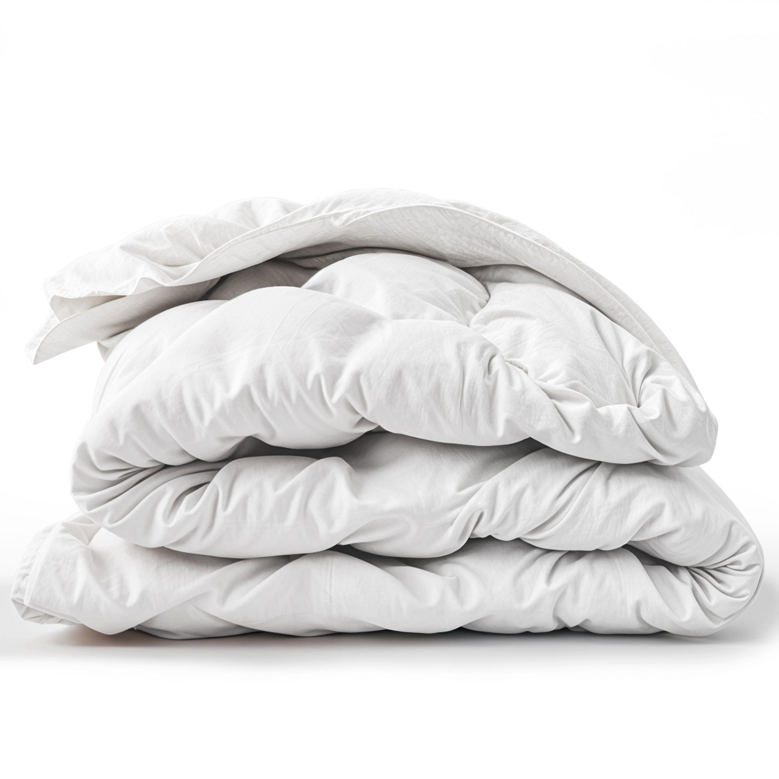 GANZJAHRESDECKE 200x200 cm 250 g | Weiche und Warme Füllung aus Soft-Vlies - Weiß, Textil (200/200cm) - The White Stone