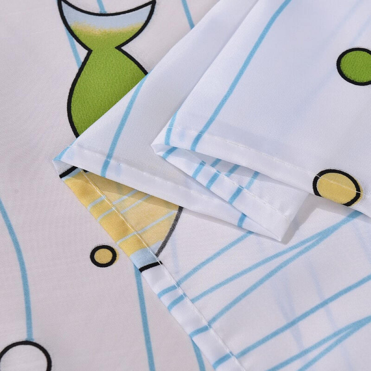 DUSCHVORHANG Polyester schnell trocknend wasserdicht mit Haken Badezimmer - Weiß, Kunststoff (180/200cm) - MCBOSON