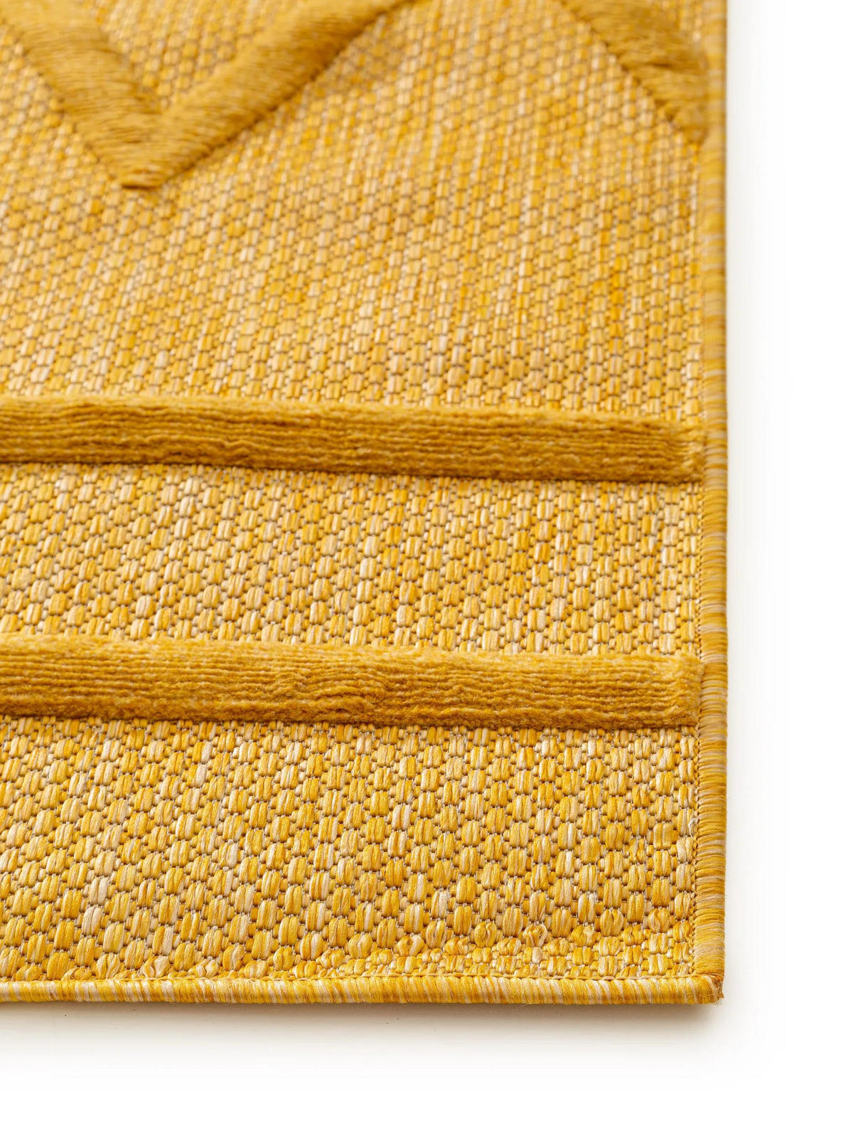 OUTDOORTEPPICH Bonte Gelb 120x170 cm - Gelb, Textil (120/170cm) - benuta Nest