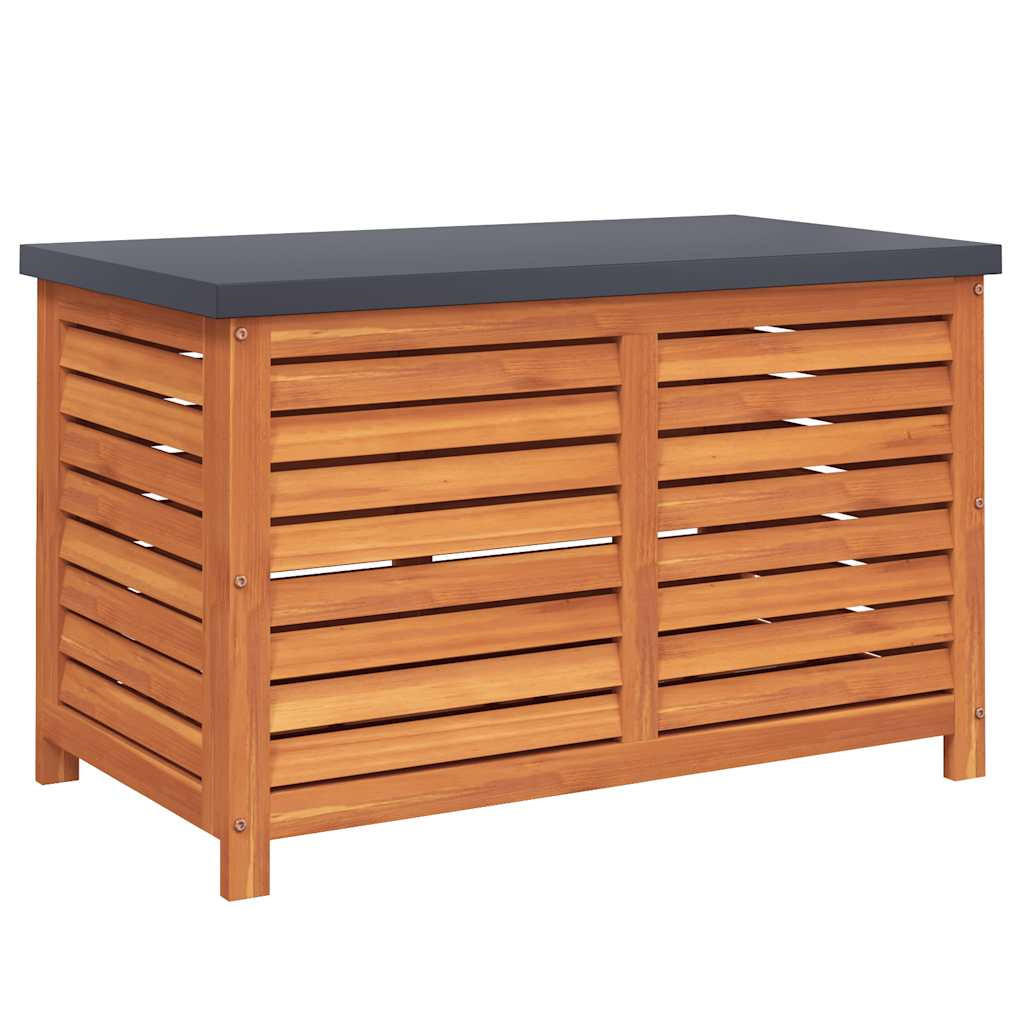 GARTENBOX 90/48/55 Cm Massivholz Eukalyptus - Braun, Holz (48/55/90cm) - vidaXL
