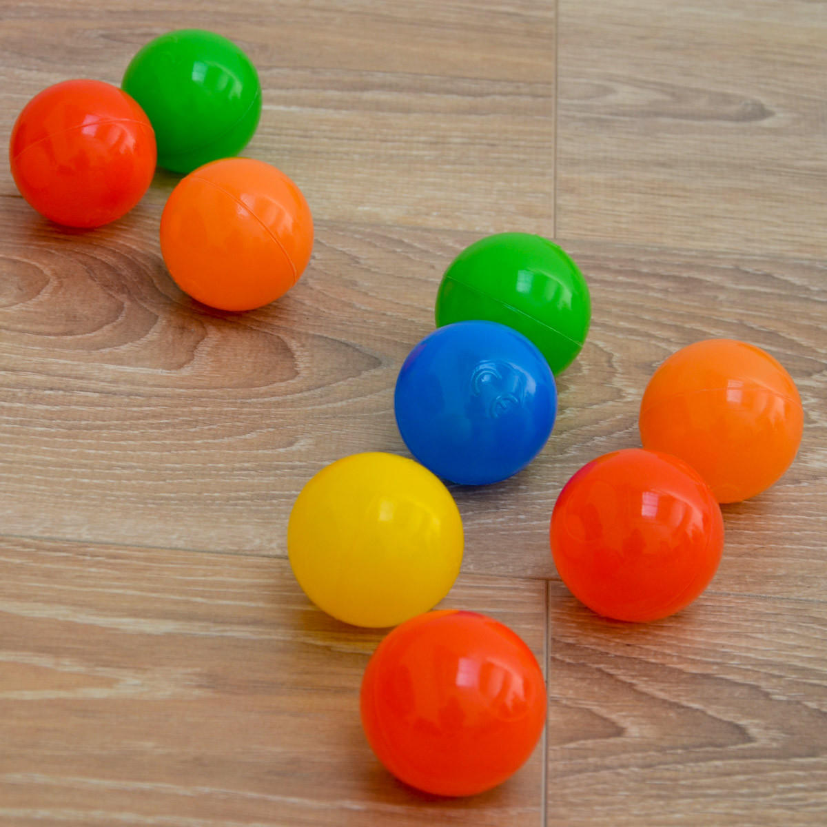BÄLLEBAD-BÄLLE 120 Stück, bunt, 5.5 cm - Multicolor, Kunststoff (5.5/5.5/5.5cm) - Littletom
